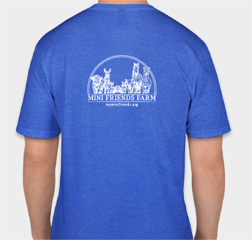 A mini farm making a difference in the community Fundraiser - unisex shirt design - back