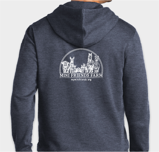 A mini farm making a difference in the community Fundraiser - unisex shirt design - back