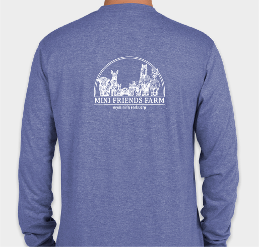 A mini farm making a difference in the community Fundraiser - unisex shirt design - back