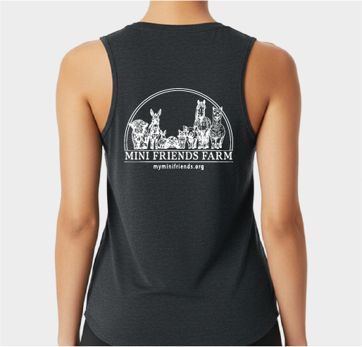 A mini farm making a difference in the community Fundraiser - unisex shirt design - back
