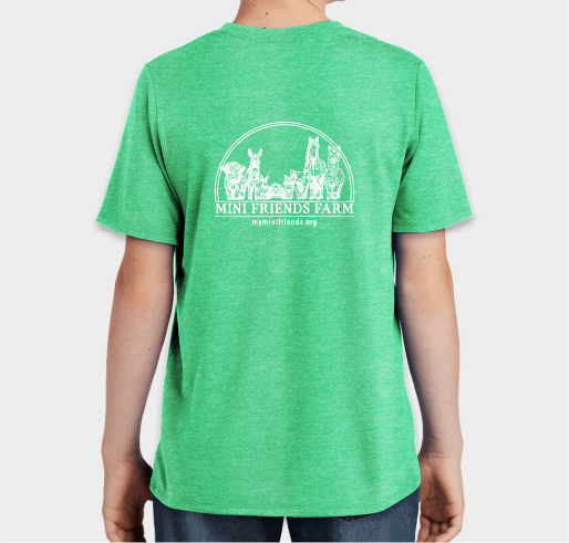 A mini farm making a difference in the community Fundraiser - unisex shirt design - back