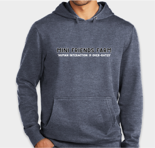 A mini farm making a difference in the community Fundraiser - unisex shirt design - front