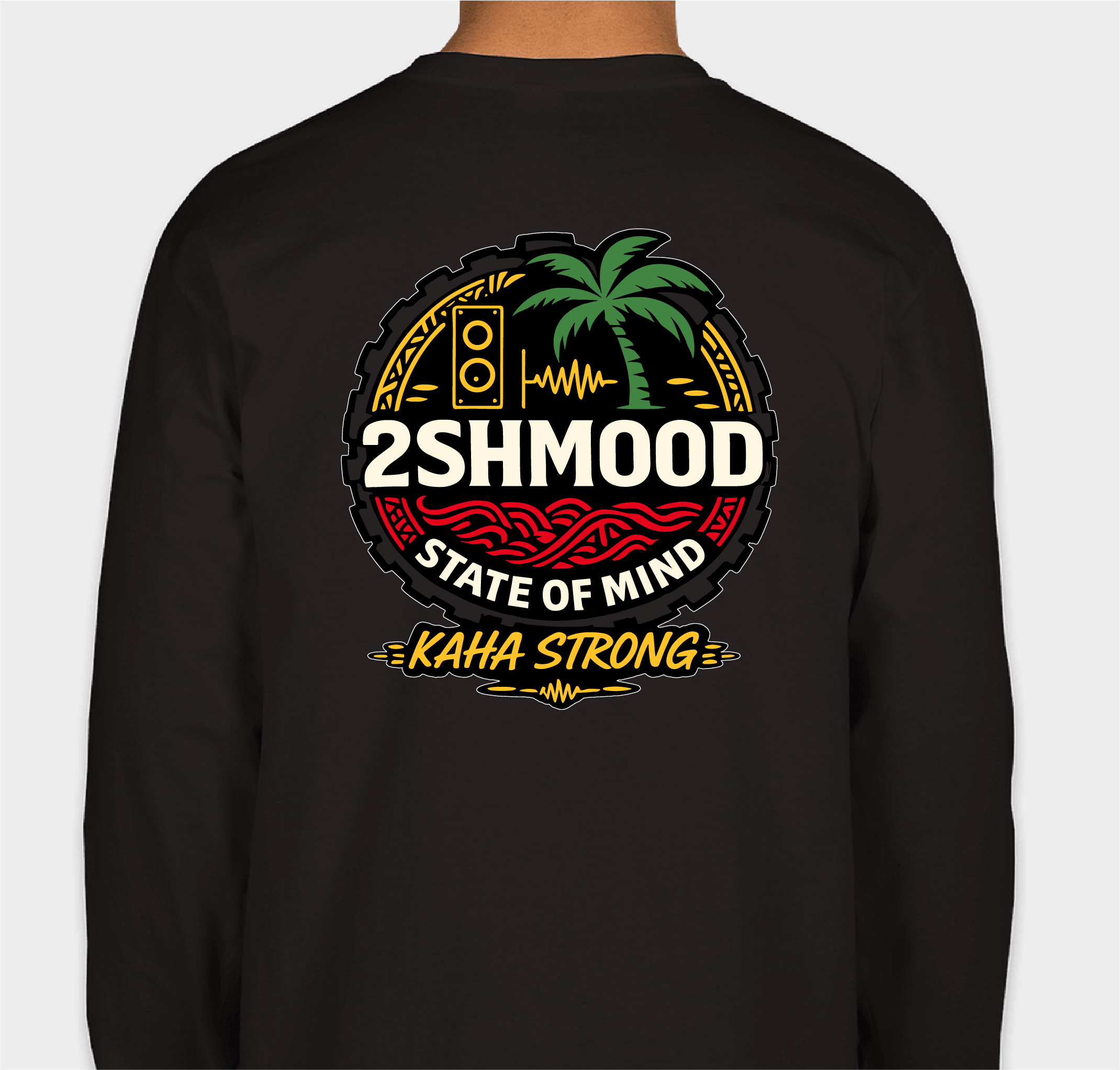 Kaha Strong. One Day at a Time. Fundraiser - unisex shirt design - back