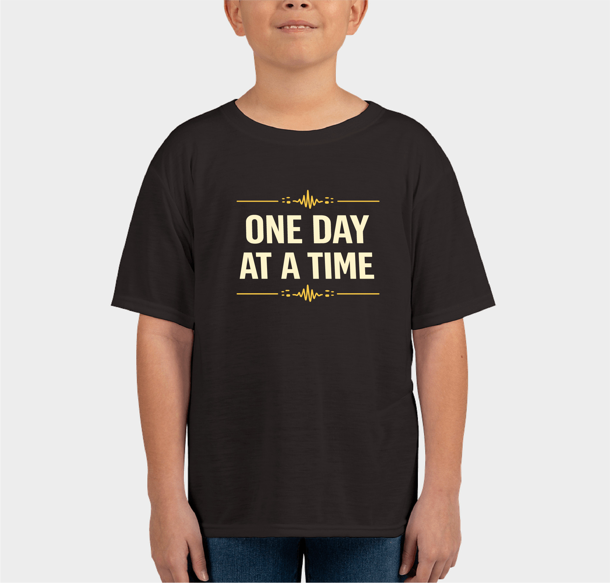 Kaha Strong. One Day at a Time. Fundraiser - unisex shirt design - front
