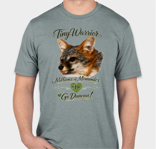 GO DUNCAN!!!!! Fundraiser - unisex shirt design - front